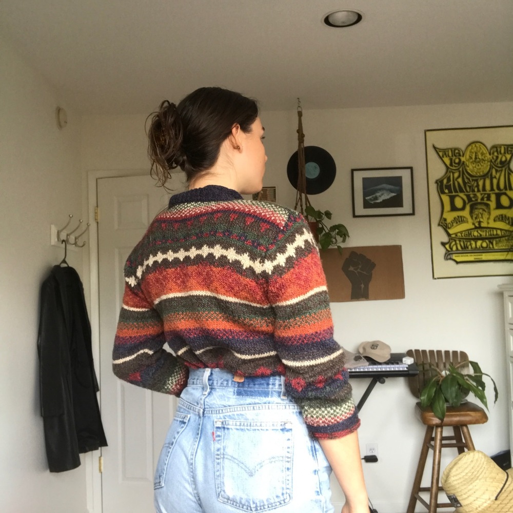 Vintage mockneck sweater